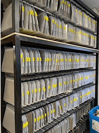 Magnetic cutter library