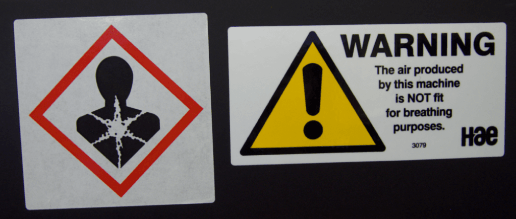 Hazard Warning Labels/Hazchem Labels